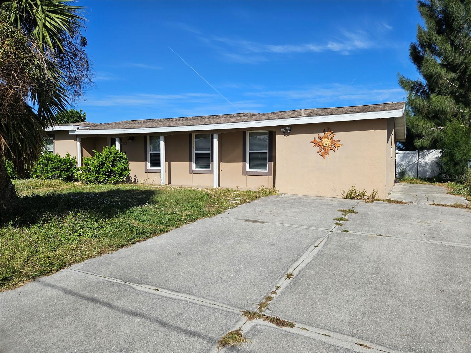 For rent is a spacious 3 bedroom 2 bathroom home with a split bedroom floor plan. Home sits on a saltwater canal with direct access to open water and a dock for a boat or fishing. Enjoy privacy with fully fenced in backyard. Recently updated kitchen with granite countertops and tile flooring throughout the home. Ready for immediate occupancy.