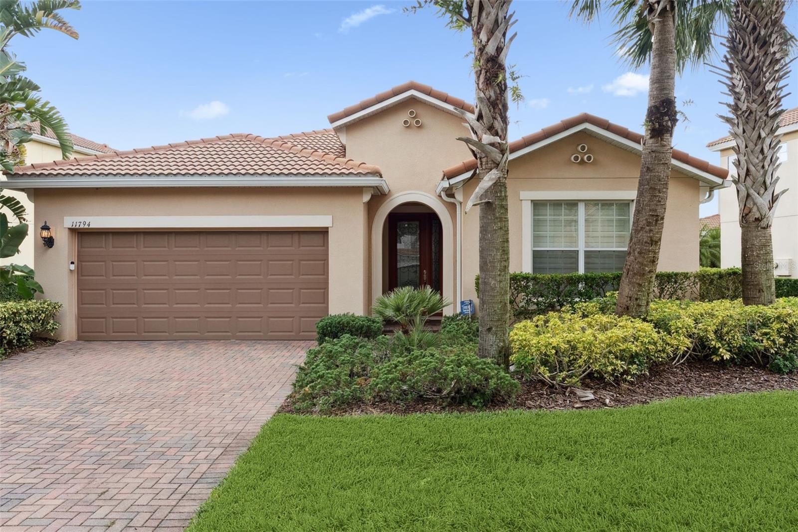 Florida Living at Its Finest! Welcome home to your private pool paradise — a stunning solar-heated, screened-in pool that’s just been freshly resurfaced and is ready for your next dip in the sun! Step inside and feel the comfort and style of this beautifully designed 3-bedroom, 2-bath home . You’ll love the gourmet kitchen and spacious countertops that make cooking, entertaining, and everyday life a joy. The open floor plan flows seamlessly from the great room to the patio, surrounded by lush tropical landscaping — your very own resort-style retreat. And when you’re ready to explore, your community has it all: a resort pool, a lap pool, a 24/7 fitness center, six tennis courts, a basketball court, a playground, walking trails, a deli, a hair salon, a post office, and even a gas station! Located near Orlando International Airport, world-famous theme parks, the USTA tennis complex, top golf courses, Nemours Children’s Hospital, and the VA Medical Center — everything you need is right at your fingertips. Check out the video tour for layout and features. Make your appointment today!
