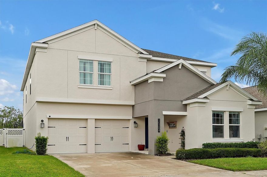 Welcome to this exceptional 5-bedroom, 3-bath residence offering luxury, comfort, and unbeatable location. Situated on a private conservation lot with no rear neighbors, this home features a stunning saltwater pool, spacious screened lanai, and a fully fenced backyard designed for relaxation and entertaining. Enjoy nightly Disney fireworks and beautiful sunset views right from your own backyard.
Inside, you’ll find elegant upgrades including luxury vinyl plank flooring with a warm oak finish, high-end details, and custom woodwork throughout. The thoughtful layout includes a private downstairs office, a first-floor guest suite with full bath, and a large upstairs bonus room offering flexible living space for any lifestyle. A three-car garage provides ample parking and storage.
Located in a highly sought-after community with resort-style amenities—pool, clubhouse, fitness center, playgrounds, dog park, and walking trails. Zoned for top-rated Water Spring schools, including walking distance to Water Spring Elementary and proximity to Horizon West High School. Just minutes from Disney, SR-429, Flamingo Crossings, dining, and shopping.