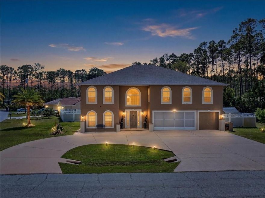 Stunning 2-Story Home with Luxurious Features, Pool, and Resort-Style Backyard in Lehigh Woods

Welcome to this exquisite 6-bedroom, 4.5-bathroom home, perfectly situated on a spacious corner lot with a circular driveway in the desirable subdivision of Lehigh Woods. Offering just under 4,000 square feet of living space, this home is designed for comfort and luxury, featuring two master suites—one on the main floor and another upstairs—for ultimate flexibility and convenience.
The heart of the home is its spacious family room, complete with a built-in electric fireplace that provides warmth and ambiance, along with custom shelving. The large kitchen is a chef’s dream with sleek granite countertops, modern appliances, and a generous pantry that has its own room for added storage.
Step outside to your private resort-style backyard, where you'll find a sparkling pool with a newly rescreened enclosure and brand-new pool equipment, including a new pool pump. The fully-equipped outdoor kitchen is perfect for entertaining, featuring a built-in barbecue, smoker, sink, cabinets, lighting, ceiling fan, and a flat-screen TV—ideal for year-round gatherings.
Additional features include a 3-car garage with a mini-split air conditioning/heating/fan unit, allowing you to transform part or all of the space into your very own man cave or workshop. The home also boasts a new roof, new water heater, and new solar panels for the pool, offering energy efficiency and peace of mind for years to come.
With dual climate control units, each with separate thermostats for each floor, this home ensures year-round comfort for your family. The home also includes two sheds for additional storage.
Located just minutes from the town center, shopping, schools, and the park on Rymfire,walking trails and only a short 10-minute drive to the beach, this home offers the perfect blend of luxury, comfort, and convenience. Don’t miss your chance to own this remarkable property—schedule a tour today!