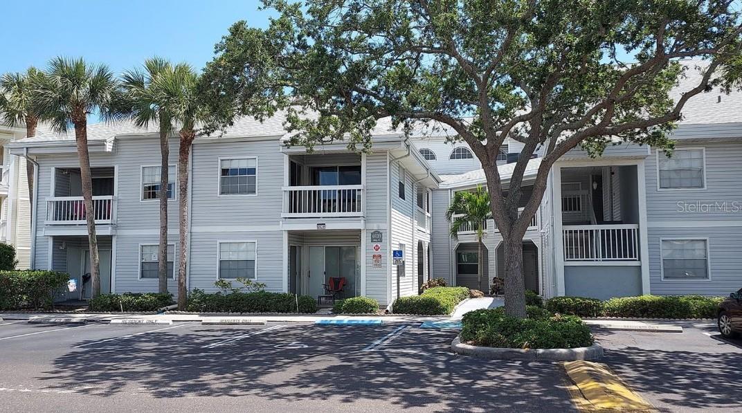 Welcome to this beautifully updated TOP FLOOR CORNER UNIT condo that perfectly blends comfort, style, and convenience. This 1-bedroom, 1-bathroom home features SOARING CEILINGS and a SPACIOUS LOFT area that offers flexibility for a home office, guest space, or creative retreat. Step inside to find NEW laminate flooring and NEW carpet throughout, creating a modern yet cozy ambiance. The open-concept living and dining area is filled with natural light and flows effortlessly into the kitchen, making entertaining or relaxing at home a breeze. The high ceilings in the dining and living room add a grand, airy feel that truly sets this unit apart. Enjoy your morning coffee or evening sunset on the private front balcony, an ideal spot to enjoy Florida’s sunshine year-round. The in-unit laundry has been thoughtfully upgraded with a brand-new washer and dryer, making everyday chores simple and efficient. The spacious bedroom features generous closet space, and the full bathroom offers comfort and functionality. Upstairs, the loft adds valuable bonus space and overlooks the living area, further enhancing the open and inviting layout. Located just minutes from Tyrone Mall and Pinellas Trail, this condo provides easy access to shopping, dining, recreation, and entertainment. Plus, you are only a short drive from the stunning Gulf beaches — perfect for weekend getaways or daily sunset strolls. The monthly HOA fee COVERS: water, cable, and WiFi, as well as access to community amenities including a sparkling pool and well-maintained tennis courts. This pet-friendly community welcomes your furry companions, making it easy to feel right at home. Whether you’re a first-time buyer, snowbird, or investor, this condo offers an exceptional opportunity to enjoy low-maintenance living in a prime location. Don’t miss your chance to own this stylish and well-maintained home — schedule your private showing today!