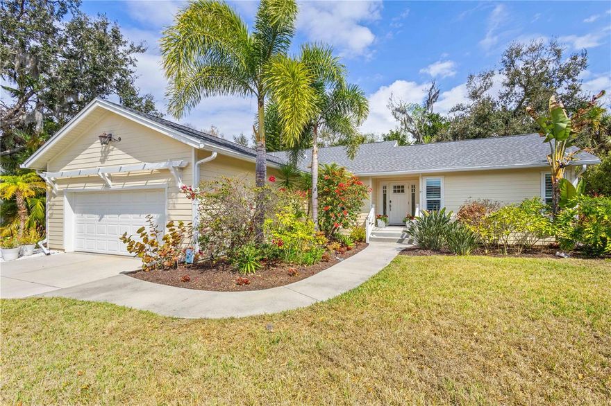 Welcome to this beautifully maintained 3-bedroom, 2-bath single-family home in The Lakes, a sought-after community in the heart of Sarasota. Offering 1,721 square feet of comfortable living space, this residence features a thoughtfully designed split-bedroom floor plan that balances privacy with everyday functionality. Enjoy added peace of mind with a 2023 roof and hurricane protection, including impact windows and/or shutters, providing both security and energy efficiency. The spacious living and dining areas flow seamlessly to a screened porch — the perfect spot for morning coffee or relaxing evenings overlooking the private, tree-lined backyard. The serene outdoor setting creates a peaceful retreat with plenty of room to entertain, garden, or simply unwind. Residents of The Lakes enjoy an impressive array of amenities, including one clubhouse and two community pools, tennis and basketball courts, a fitness center, and scenic walking trails. Ideally located in central Sarasota, you’re just minutes from world-class beaches, exceptional dining, premier shopping, and the area’s vibrant cultural attractions.