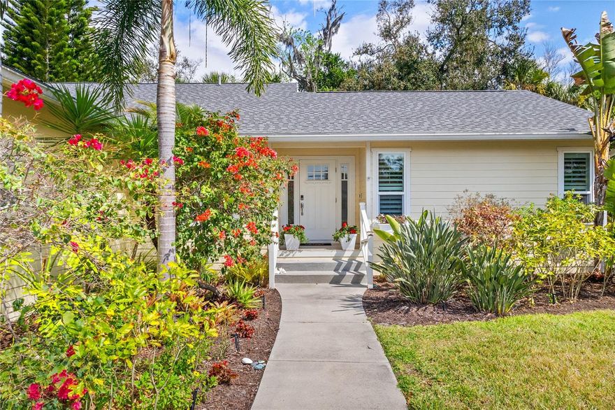 Fresh new price, same incredible lifestyle. Welcome to this beautifully maintained 3-bedroom, 2-bath single-family home in The Lakes, a sought-after community in the heart of Sarasota. Offering 1,721 square feet of comfortable living space, this residence features a thoughtfully designed split-bedroom floor plan that balances privacy with everyday functionality. Enjoy added peace of mind with a 2023 roof and hurricane protection, including impact windows and/or shutters, providing both security and energy efficiency. The spacious living and dining areas flow seamlessly to a screened porch — the perfect spot for morning coffee or relaxing evenings overlooking the private, tree-lined backyard. The serene outdoor setting creates a peaceful retreat with plenty of room to entertain, garden, or simply unwind. Residents of The Lakes enjoy an impressive array of amenities, including one clubhouse and two community pools, tennis and basketball courts, a fitness center, and scenic walking trails. Ideally located in central Sarasota, you’re just minutes from world-class beaches, exceptional dining, premier shopping, and the area’s vibrant cultural attractions.