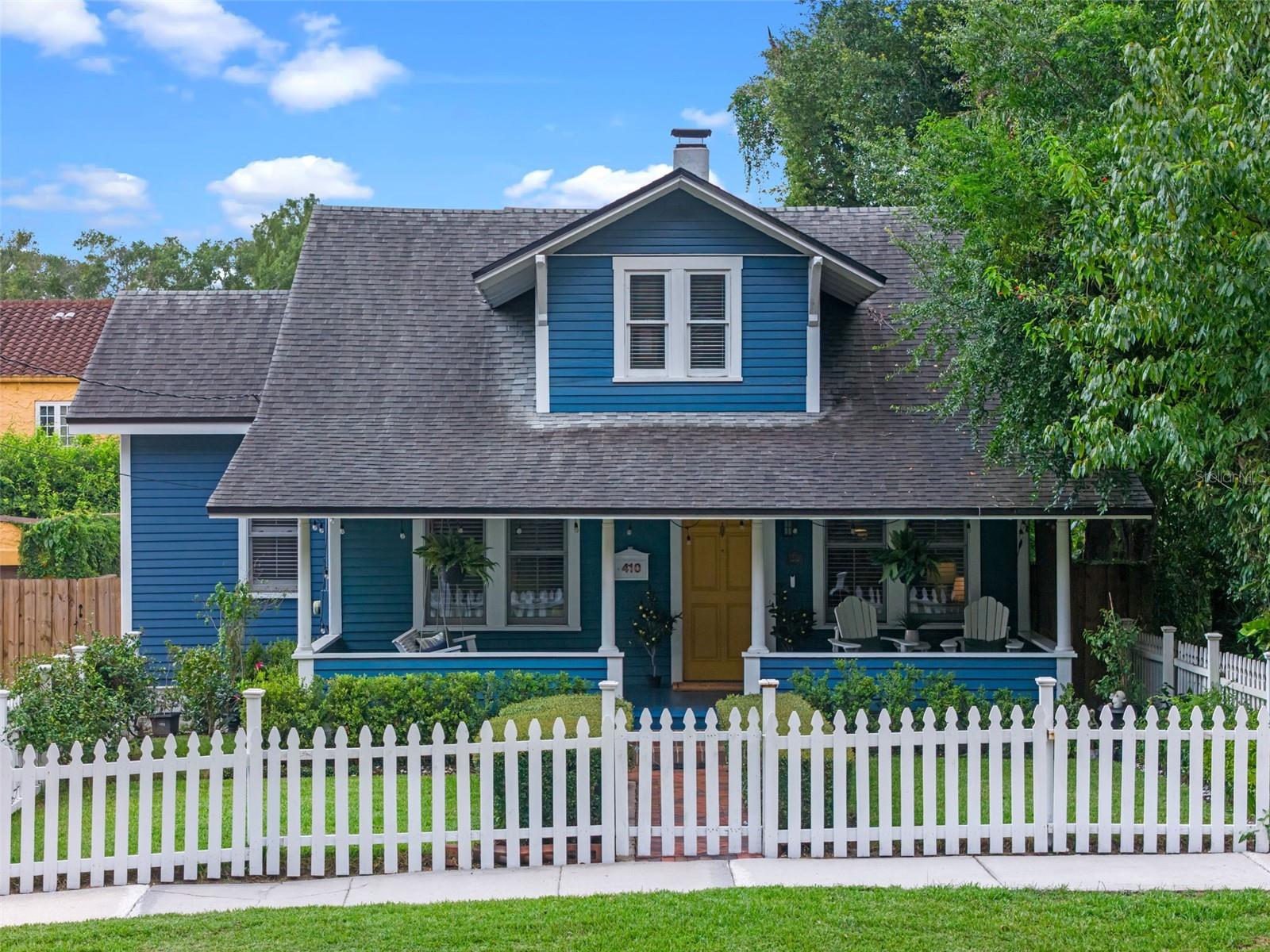 This beautifully updated 3-bedroom, 2-bath home with an additional office, bonus nook, and detached two-car garage is located in the heart of the Lake Eola Heights Historic District, just a short walk to Lake Eola Park, Eola General, Sparrow Wine Bar and Lounge, and many of Orlando’s best restaurants and shops.
Step inside to soaring ceilings, elegant crown molding, and light-filled rooms that highlight both the home’s historic character and its modern updates. The kitchen is a true centerpiece with quartz countertops, 42” solid wood cabinetry with crown molding, Café appliances—including a gas range with vent hood—custom tile backsplash and a dinette area. Just off the kitchen, you’ll find the perfect space for an office or home gym. An indoor utility room with a butler’s pantry and wine refrigerator adds even more function and storage.
Entertain effortlessly with a dining room located just off the kitchen and a spacious living room featuring a cozy gas fireplace. The downstairs primary suite offers a serene retreat with a large walk-in closet and a beautifully updated bathroom, complete with custom tile, glass shower enclosure and a marble-topped vanity.
Upstairs, two additional bedrooms share an upgraded full bath, while a charming bonus nook provides the perfect spot for a playroom, reading area, or meditation space.
Outside, the fully fenced backyard is designed for entertaining, with gorgeous pavers and three distinct areas for dining, relaxing, or gathering with friends and family. Gated access from the driveway leads to the rare detached two-car garage, offering both parking and extra storage. The property is also zoned for two residences, so the garage can be converted to a two-story residential building, offering many options!
With a new roof in 2019, new HVACs in 2018 and 2024, a tankless gas water heater, plantation shutters on most downstairs windows and custom shades in the kitchen, encapsulated and sealed crawlspace with a dehumidifier, upgraded landscaping and MORE! You’re located just a short walk to Lake Eola Park, the local neighborhood favorite, Eola General, and the Lake Eola Heights Community Garden. This welcoming community features neighborhood happy hours, and annual events like the Community Garden Harvest Pot Luck Dinner and National Night Out. Experience the downtown lifestyle in this incredible home! Call for your showing today!