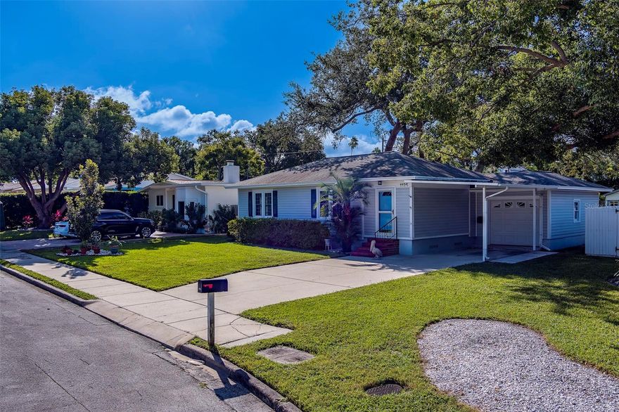 Charming Coastal Retreat – Walk to Downtown Dunedin! Welcome to 1125 Commodore Street, a rare find between Clearwater and Dunedin. This elevated 2-bed, 1-bath home sits on a spacious 62x142 lot outside the flood zone that remained secure through hurricanes Helene and Milton. Inside, enjoy hardwood floors, a remodeled bath and upgraded A/C. The 960 sq ft home includes a 270 sq ft screened porch, 264 sq ft garage, 216 sq ft carport, and a wired shed - perfect for storage or a workshop. Just 1.5 blocks from St. Johns Sound and a short walk to the Pinellas Trail and Downtown Dunedin. Only 2 miles from Downtown Clearwater with nearby amenities. Whether you’re ready to move in or build new, this property offers lifestyle and investment potential. Listed at $550,000—reflecting its prime location, lot size, and upgrades