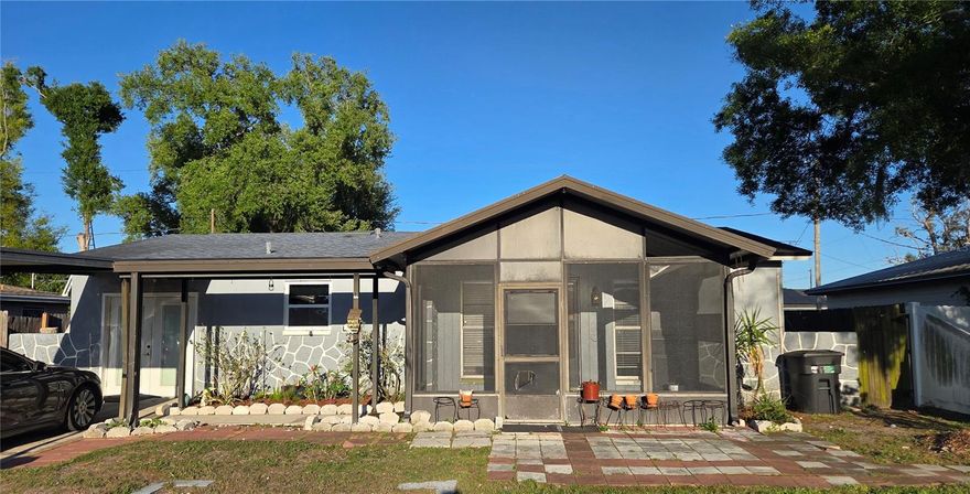 NO HOA OR CDD! Welcome to 3506 Darlington Drive! Located in the established Sanson Park community, this single-story home offers a practical layout with comfortable living space throughout. The open main living area connects easily to the kitchen and dining space, creating a functional flow for everyday living. This 3-bedroom, 1-bath home perfectly located in the heart of Tampa, ideal for families, first-time homebuyers, or savvy investors alike. Fantastic outdoor living spaces include large private yard with covered patio - ideal for entertaining and outdoor dining. Recent upgrades include new AC (2024) and roof (2018). Indoor laundry room offers additional convenience. Large yard with mature trees and privacy fence ensures complete seclusion. Covered carport doubles as wonderful outdoor living space for relaxation and gatherings.  Great location just minutes to the Selmon Crosstown Expressway, allowing quick access to Downtown Tampa, Tampa International Airport, University of Tampa, MacDill Air Force Base, University of South Florida, major hospitals, nightly entertainment, world-class restaurants, and shopping at International Plaza and the Westshore Business District. Conveniently located near Raymond James Stadium (Tampa Bay Buccaneers), Amalie Arena (Tampa Bay Lightning), and multiple MLB spring training complexes for the New York Yankees, Toronto Blue Jays, and Philadelphia Phillies. Also just a short drive to Gulf beaches. A fantastic opportunity for buyers seeking space, convenience, and comfort in a central Tampa location. Schedule your showing today!