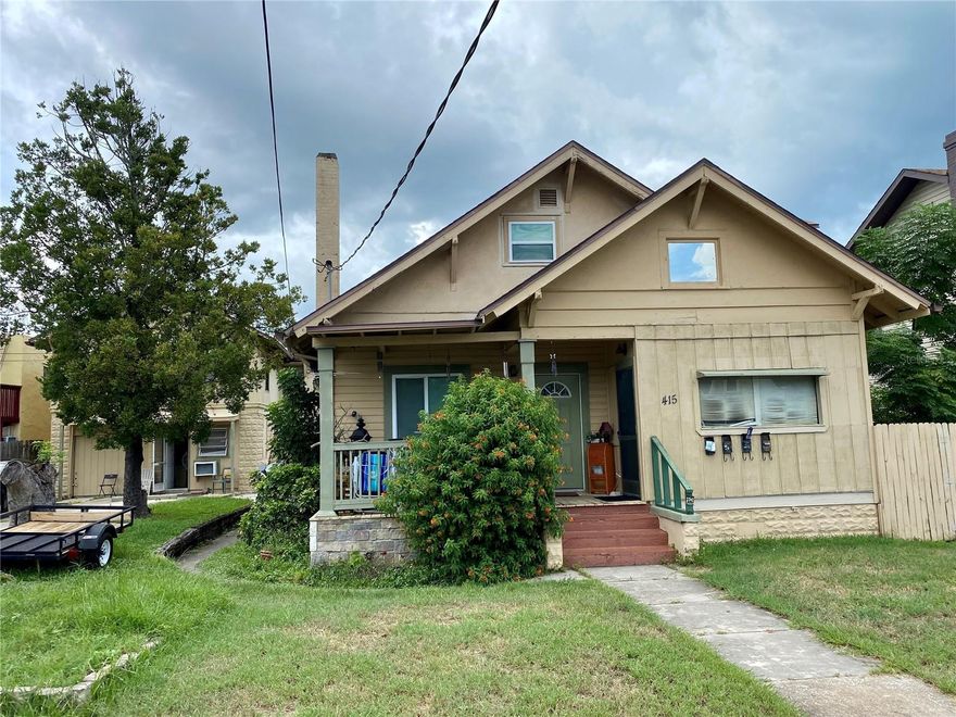 4 Unit Income property just 2 blocks from the Beach.  4 rental units plus 1 car garage that could possibly be converted to a 5th efficiency unit or lease as a garage for additional income.  Total gross monthly rental income is $5,600.  Tenants pay their own power (4 power meters).  Landlord pays the water bill of approximately $350 per month (1 water meter).  One of the tenants does basic lawn maintenance.  The seller may consider holding a private mortgage with 50% down and acceptable terms.