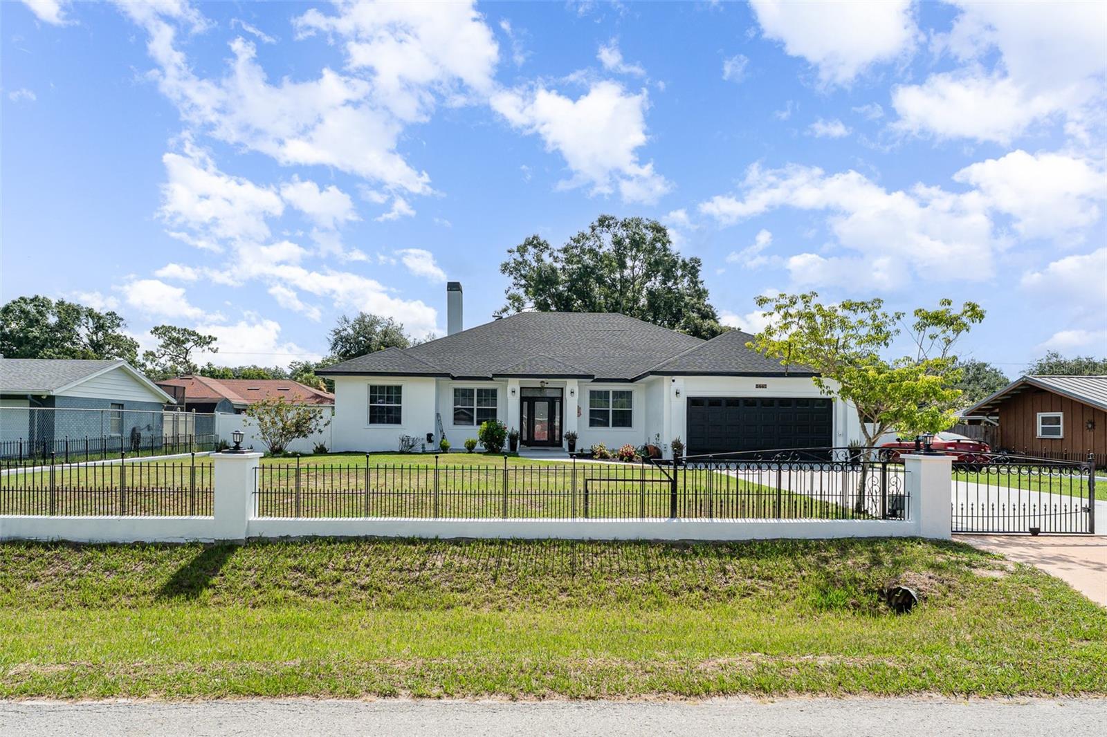 4 bedrooms , office, dining room and family room house big enough for a pleasant stay and privacy with all fenced and front gate for safety keeping.