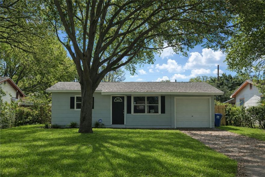 Welcome to 5460 40th Ave N in St Petersburg! This 3-bedroom, 2-bathroom homes offers 1,552 sqft of living space and a versatile bonus room. The interior has been refreshed with new vinyl flooring throughout and fresh paint inside and out. The layout offers space for two separate living areas in the front and back of the home. The primary bedroom features french doors leading to the backyard, a walk-in closet, and an en-suite bathroom behind a pocket door. The primary bath includes dual vanities and a large walk-in shower with two rain showerheads. Off the bonus room, you'll find a dedicated laundry room for added convenience. Located in a convenient St Petersburg area with easy access to local shopping, dining, and beaches. Schedule your showing today!