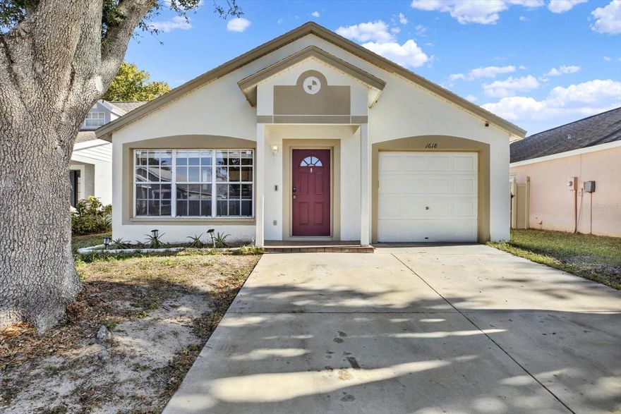 Enjoy the comfort and convenience of this move-in ready 3-bedroom, 2-bath home in a desirable Valrico location. The open great room features high ceilings and a spacious layout, perfect for entertaining family and friends. The kitchen includes updated stainless-steel appliances, and the roof was replaced in 2021. The HVAC system is from 2018. The master suite offers a large soaker tub and a walk-in closet for added comfort. Step through the new sliding glass door to the fenced backyard, ideal for relaxing or outdoor gatherings. Brentwood Hills provides a community pool, tennis courts, playground, and soccer field, all conveniently close to shopping, dining, and entertainment. Low HOA and no CDD.  Additional pictures will be added very soon.