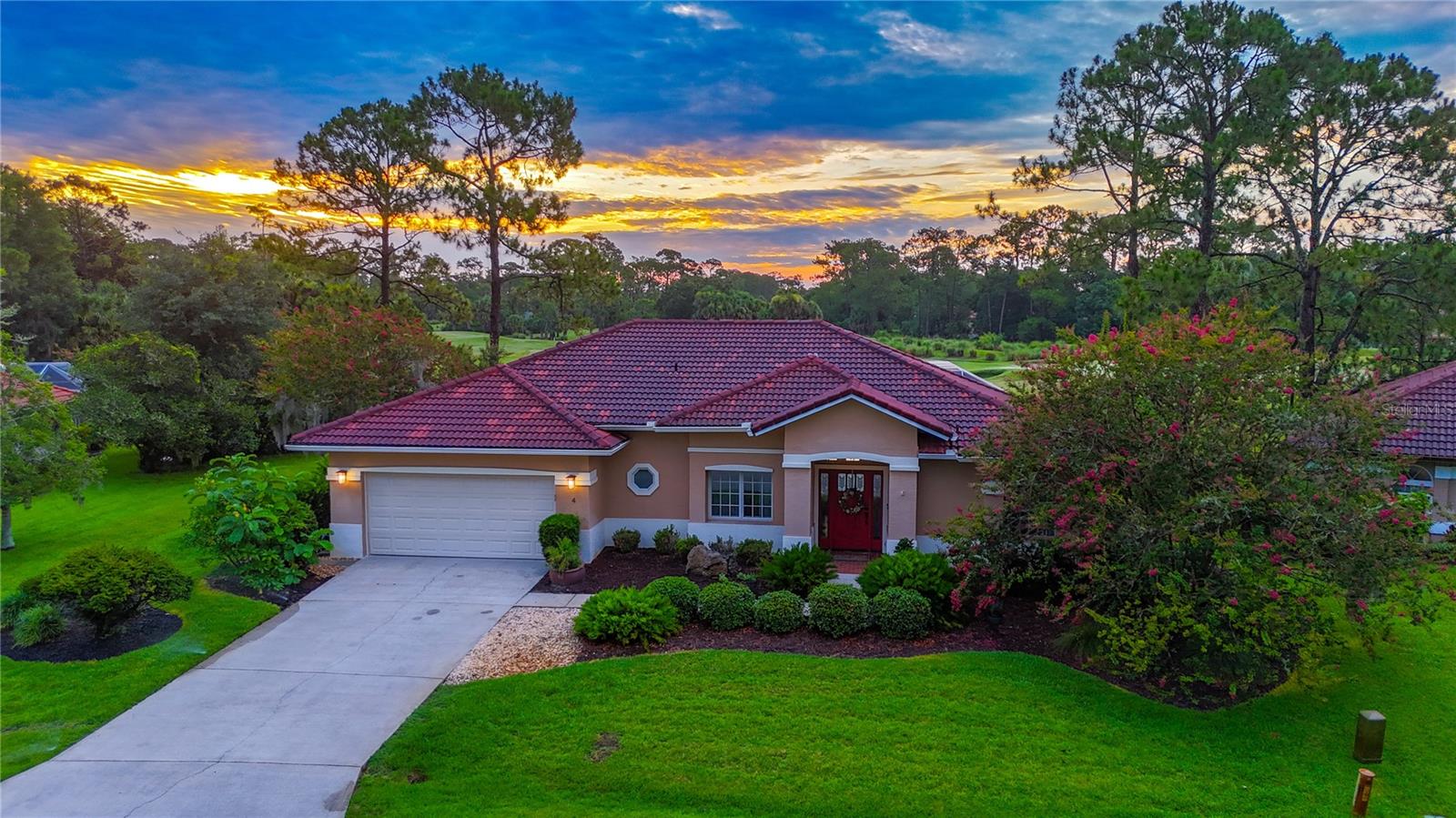 Live the Florida golf course lifestyle in this beautifully remodeled 3-bedroom + den, 2.5-bath pool home in Sutton Place—one of Palm Coast’s most exclusive and tightly held golf communities. With only 21 homes and no through streets, Sutton Place offers unmatched privacy and a true sense of community. This home sits along the 17th hole of the Arnold Palmer–designed Pine Lakes Golf Club, offering panoramic fairway views from nearly every room. Inside, you’ll find 10-ft ceilings, manufactured hardwood flooring in living areas, elegant crown molding, and a show-stopping chef’s kitchen with quartz counters, custom maple cabinetry, and stainless appliances. French doors lead out to your private screened lanai, complete with a heated saltwater pool, brand-new spa/hot tub, outdoor shower, and lush landscaping—perfect for relaxing or entertaining. The primary suite features its own French doors to the pool and a spa-inspired bathroom with porcelain tile, granite counters, and a walk-in shower. Tile roof, plantation shutters, dual-pane windows, and thoughtful upgrades throughout. Just minutes to beaches, shopping, dining, and Pine Lakes’ newly renovated clubhouse. Don’t miss this rare opportunity—homes in this community are rarely available!