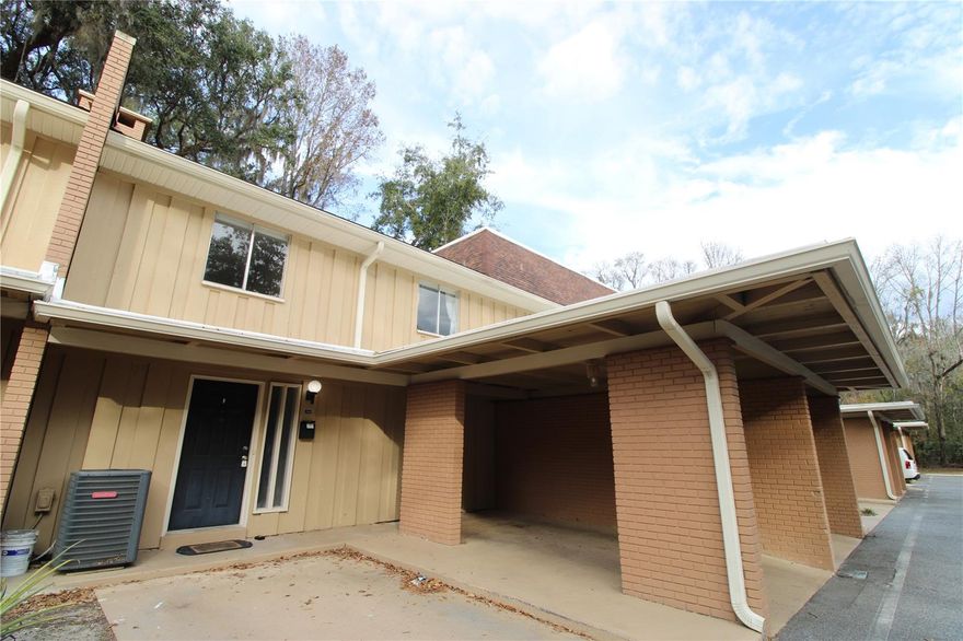 3-Bedroom Townhome in Hawthorne Reserve Condo Community

Welcome to this well-appointed 3-bedroom, 2.5-bath townhome located in the desirable Hawthorne Reserve Condo Community. This two-story home offers a functional and inviting layout with the main living spaces located downstairs and all bedrooms privately situated upstairs.

The first floor features LVP and ceramic tile flooring throughout the common areas, a spacious living room with a cozy fireplace, and two large sliding glass doors that bring in abundant natural light and provide easy outdoor access. The kitchen and a convenient half bath complete the main level.

Upstairs, you’ll find three carpeted bedrooms and two full bathrooms, offering comfort and privacy for everyday living.

Additional highlights include one assigned parking space plus an extra covered carport parking space. Conveniently located and thoughtfully designed, this townhome offers comfortable condo living in a well-established community.