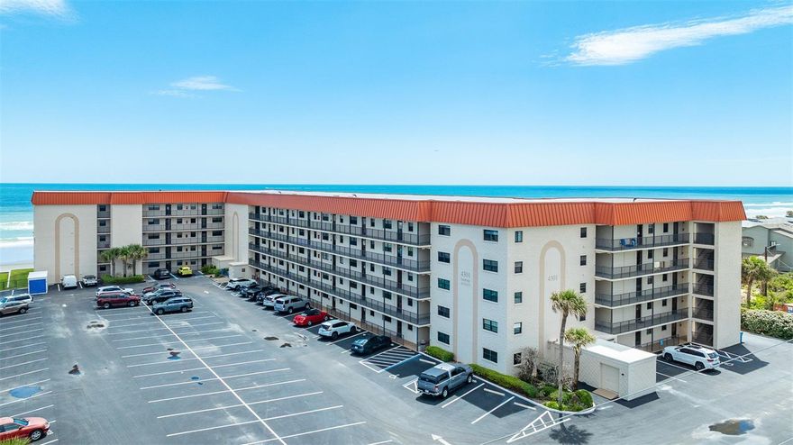 Ground floor direct ocean front 2 bed 2 bath move in ready. Wake Up to the Ocean. Walk Out to the Sand.
This ground floor unit sits directly on the no-drive beach in New Smyrna Beach. Step out your back door and your toes are in the sand. No stairs. No elevator. No waiting. Just you and the Atlantic Ocean.  Hacienda del Sol II is a well-established 5-story oceanfront community amenities include a pool, gas grills, shuffleboard courts, clubhouse, Free parking on-site. Pets welcome up to 30 lbs. Want a hands-free investment? Hacienda del Sol II has onsite property management ready to handle bookings, renters, and everything in between. Collect the income — skip the headaches.
Whether you're looking for a full-time home, a vacation getaway, or an investment property — ground floor ocean units on the no-drive beach don't come around often. 
New Smyrna Beach is one of Florida's most loved coastal towns. Flagler Avenue shops and restaurants are just minutes away. Canal Street Historic District is a short drive. And you're less than 20 minutes from Daytona Beach.
Ground floor. Direct ocean. No-drive beach. This is the one.