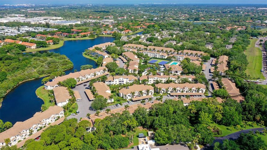 * BEAUTIFUL GROUND FLOOR 2/2 CONDOMINIUM * TOTALLY REMODELED AND UPDATED KITCHEN * 2 YEAR OLD A/C * GATED COMMUNITY * PRIVATE TREED VIEW * JUST MILES FROM BEACHES - SHOPPING - RESTAURANTS and MORE * By far the best deal in all of Palmer Ranch! Beautiful upgraded ground floor condominium. The others just don't compare to this better than new condominium! Quartz countertops, cabinet pull outs, tasteful wood cabinets, beautiful tray ceiling and ceramic tile in kitchen. High ceilings, bathrooms (both primary and second bath) have been upgraded. A nice bowl sink and cabinetry in the second and a lovely tiled shower with glass door enclosure in the en suite bath. The screen enclosed lanai offer private landscaped views. Owner says, "it's time to sell" and has priced this condominium to move! It is the best priced condominium in the entire development! Don't settle for a higher priced condominium, this one has been upgraded throughout and needs nothing. Perfect for the investor as a seasonal rental (condominiums in Pinestone are easy to rent and are limited for rentals in the first 2 years of ownership), as a vacation property or a primary residence. Pinestone at Palmer Ranch is just miles from Siesta Key and other beaches, restaurants, shopping, grocery stores and more. Pinestone amenities can not be matched in this price range. Large 'olympic' sized heated swimming pool with large deck area, tables, chairs, lounges, umbrellas, wet bar, BBQ grills and covered picnic area. Don't miss the 2 lighted tennis courts, 1/2 basketball court, hot tub/spa, gym/fitness room, billiard room, card room, 32 seat movie theater, library, onsite manager's office, pickle ball, bocci ball, firepit, cornhole, conversation area, locked bike storage and more. Price is unfurnished but this condominium can also be purchased turn key furnished for just $5,000 more. This is by far the BEST DEAL IN THIS RESORT STYLE DEVELOPMENT so don't delay!