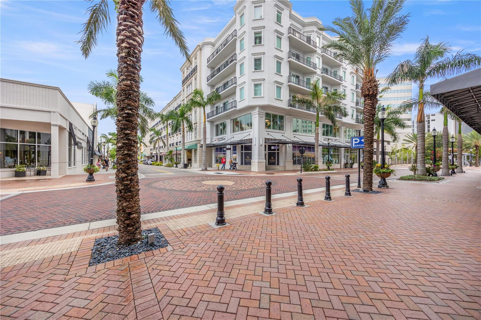 Available immediately! Location, location, location! Only $2,500/month from now until December 31st, then $3,500/month from January 1st to March 31st, 6 month minimum lease. Don’t miss this rare opportunity to live in a beautiful turnkey furnished condo in the heart of downtown Sarasota. Located at the corner of State Street and Lemon Avenue, this 2017 boutique building features only 20 residences and offers an unbeatable location just steps from the city’s finest restaurants, shops and galleries. This exceptional 1-bedroom, 1-bath unit is fully furnished with brand new Bernhardt designer furniture. The kitchen has been upgraded with sleek brand new touchscreen appliances. The spacious bedroom includes a walk-in closet with built-in cabinetry. From the private balcony, enjoy vibrant downtown views—with a glimpse of the water to remind you just how close you are to Sarasota’s beautiful bayfront. A huge advantage to this condo is your parking spot is located on the same floor as the condo, and only steps from the door. One assigned parking space is included on the 5th level of the garage, with an option to rent an additional space for $100 per month. This condo offers the perfect combination of location, luxury, and convenience. Call today for a private showing!