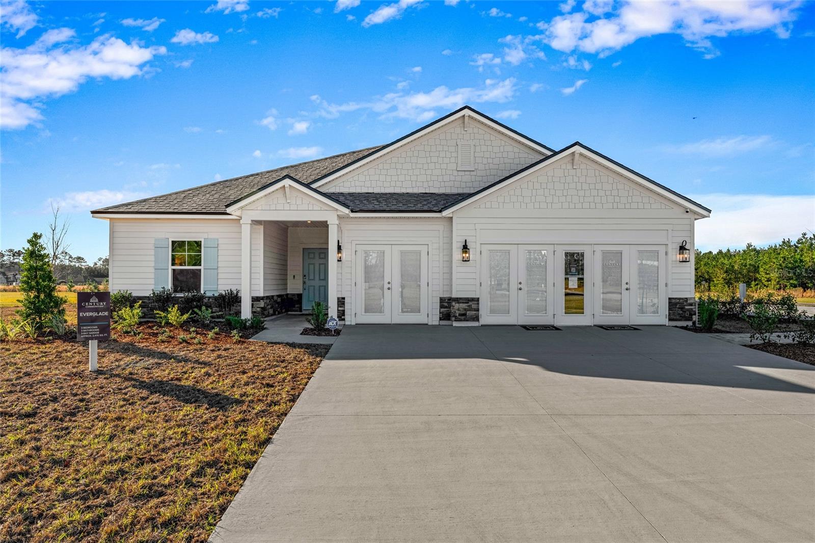 Under Construction. Experience elegance in this newly built home nestled within the exclusive Cypress Series at Reserve East. The expansive Everglade floor plan offers the best in modern living. An inviting open layout is at the heart of the home, featuring a dining room, a great room, and a well-equipped kitchen with a walk-in pantry and a center island. Enjoy a patio right outside! Adjacent, the welcoming primary suite showcases a walk-in closet and a private bath with dual vanities and a walk-in shower. You’ll also find three secondary bedrooms, a mud room, and a private study in this plan. Includes a 3-bay garage!