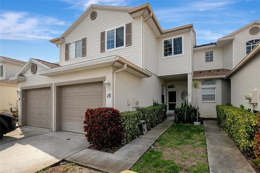 Move-in ready and beautifully maintained, this inviting townhouse in the desirable Willow Lakes community offers comfort, space, and an unbeatable location. Enjoy tranquil pond views, attractive landscaping, and a thoughtfully designed layout featuring three bedrooms, two-and-a-half bathrooms, and a one-car garage.

The interior is bright and welcoming, filled with natural light throughout. The main level offers an open-concept design that seamlessly connects the living, dining, and kitchen areas—perfect for everyday living and entertaining. A convenient half bath is located just off the entry beneath the staircase. The spacious kitchen provides ample room for meal prep, a large sink for easy cleanup, and a breakfast bar ideal for gathering with guests. Just off the kitchen is a generously sized laundry room that also functions well as a pantry, with direct access to the deep one-car garage.

New High end wood floors highlight the expansive great room, offering a versatile space ready for your personal style. Sliding glass doors lead to a fully screened lanai, creating a relaxing spot to enjoy the outdoors.

Upstairs, new high end wood Flooring runs throughout all three bedrooms. The landing opens to a charming loft area, adding breathing room and a sense of openness rarely found in townhomes. Two well-sized guest bedrooms share a hall bathroom with a tub/shower combination. The primary suite is privately situated and features a walk-in closet and an en-suite bathroom with a walk-in shower and vanity.

Major updates include a newer A/C and water heater (2021), new washer and dryer (2023), and a new roof, skylight, carpet, paint, and ceiling fans completed in 2024—making this home truly turnkey.

Located in the charming town of Kenneth City, Willow Lakes offers easy access to downtown St. Petersburg and the area’s beautiful beaches. Sprouts is just a few steps away, and shopping and dining options are just minutes away. Don’t miss this opportunity—schedule your showing today!