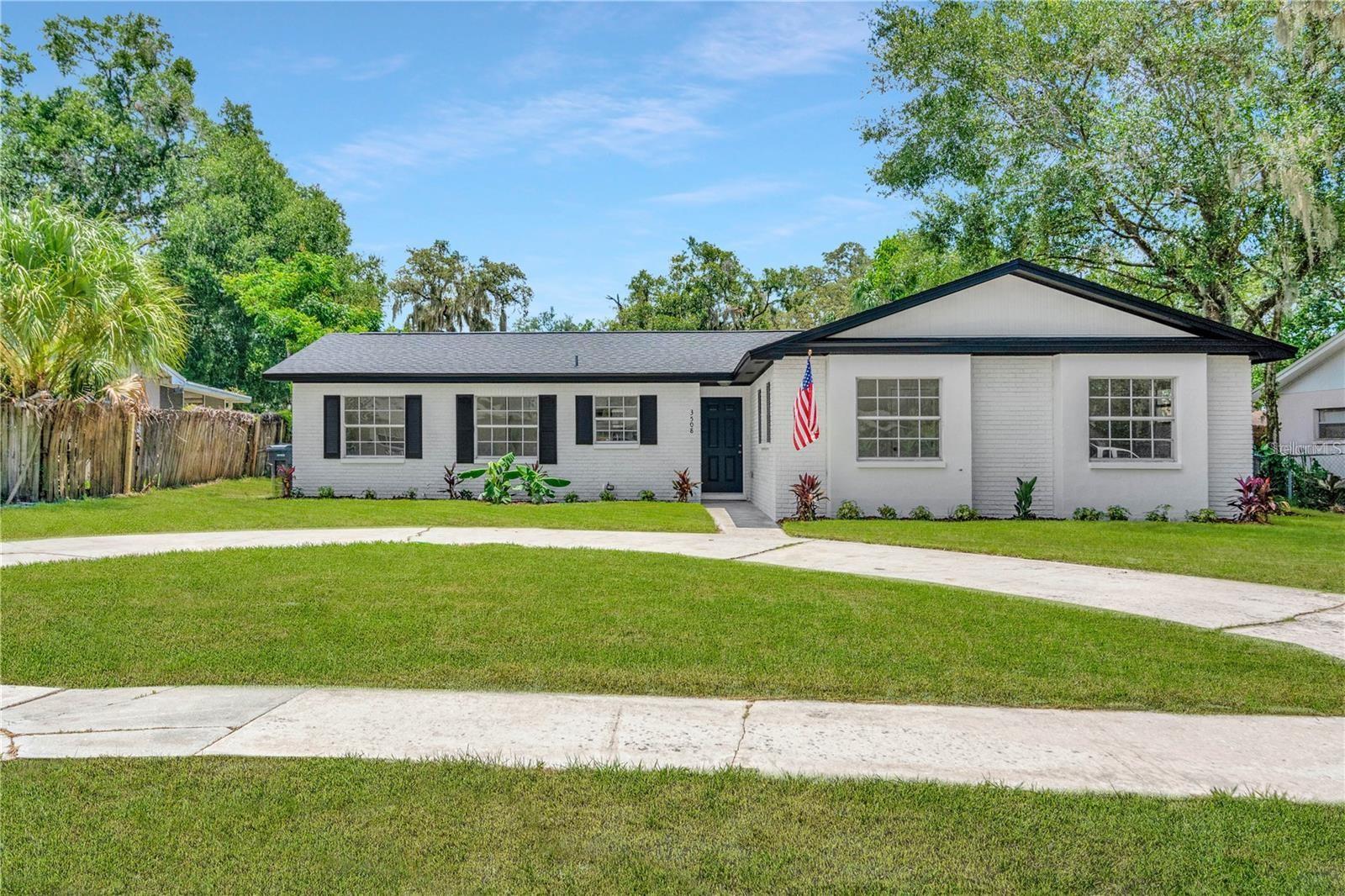 Welcome home to home in the heart of Brandon. As you walk in the front door you are greeted with new luxury vinyl plank flooring in the main areas. There is a sunken living room. It's the perfect place to gather. The kitchen is brand new with whiyte cabinets and stainless steel appliances. A breakfast nook is also located in the kitchen. Through a door is your indoor laundry room with hookups for your washer and dryer (not included). Two bedrooms are down the hall. The guest bathroom is down the same hall and has been remodeled as well. The master bedroom has an en-suite bathroom with shower, and the bedroom opens through a glass door out to your private back yard pool. The 4th bedroom is a great flex space and can be used as a bedroom, office or den. It has a barn door and access to your back yard porch and pool area. The pool is a great place to relax or entertain. Finally, you have a shed in the back yard. Call today to schedule your private tour.