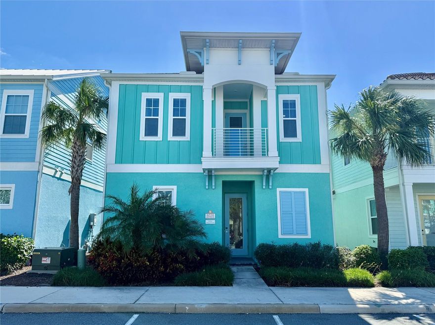 SPECTACULAR COTTAGE with PRIVATE POOL AND SPA, FENCED IN YARD & TWO BALCONIES in Margaritaville Resort Orlando! Sought After Two-Story Floor Plan Featuring 4 Bedrooms and 4 Bathrooms, Living Area with Indoor/Outdoor Access to Large Backyard with Spacious Outdoor Patio, Kitchen has QUARTZ Countertops, Spacious Living Room with Open Floor Plan! This Home also features "WOOD" Tile Floors, Side by Side Washer and Dryer, Ceiling Fans Throughout and Abundant Natural Light. There is a Bedroom on the First Floor and Each of the Four Bedrooms have En Suite Bathrooms and Ceiling Fans. This is a Wonderful Community to Live in Full Time, Own a Second Home or Invest in a Vacation Rental Property! List Price INCLUDES ALL Furniture and Housewares. Includes Blinds, Drapes, TVs, Artwork, Linens, and So MUCH MORE! Unique First of its Kind Resort with Multiple Pools, Gym, On-Site Water Park, Sunset Walk Restaurants Bars, Live Music, Retail, Live Music and More! LOCATED MINUTES FROM DISNEY! It's A Lifestyle Choice for Living or a Great Investment Property For Those Who Want To Experience The Best Of Florida Living, Where Every Day Feels Like A Vacation!