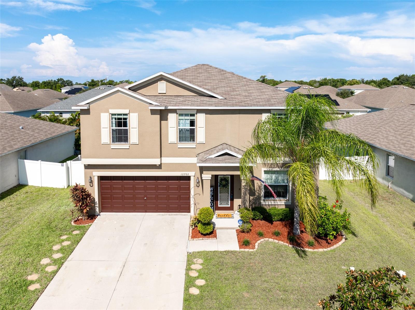 Welcome Home!!! This absolutely immaculate four bedroom home in the gated Bullfrog Creek Community is waiting for you to make amazing memories. When you walk into your home on your right is a wonderful space that can be used for most anything you desire, onto a perfectly planned open floorplan with kitchen and dining room/living room combo, which gives ample space for all of your get together and family gatherings. The beautiful custom electric fireplace gives your living room a calming feel and is easy warmth for the cold nights of the year. When you go upstairs, you will find a huge loft space, with all the bedrooms. The main bedroom is an incredible large space for any size furniture, travel into your main bath that walks into a spectacular walk in closet. All bedrooms are nicely sized with indoor laundry for amazing convenience. Your backyard is a spacious area for all activities and features a cozy fire pit surround perfect for relaxation. Come take a look at your gorgeous home today!!!
