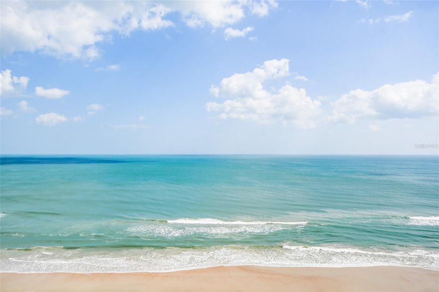 Welcome to a breathtaking oceanfront paradise! This stunning 3-bedroom, 3-bathroom unit on the 14th floor boasts unobstructed views of the Atlantic Ocean from a serene, no-drive beach. Renovated entirely in 2020/2021, this residence offers over 1800 square feet of sheer luxury.

Step into a meticulously designed space where a seamless open floor plan merges with professional designer furniture and lighting, creating an ambiance perfect for your tranquil retreat. The soothing sound of ocean waves fills the air, enhancing the experience throughout.

Each of the three bedrooms, two of which are ocean-facing masters with en suite baths, emanates classic, neutral tones and exquisite finishes.Designer furniture, fully renovated kitchen and bathrooms make this truly tooth brush needed move in ready. Professionally managed building has minimum 2 week rentals. Come make this your own get away today!