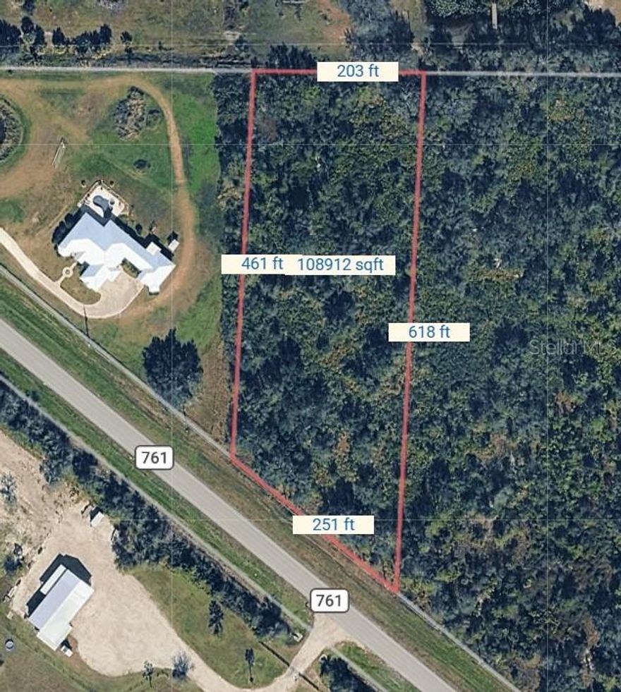 Welcome to a rare opportunity on SW County Road 761 in scenic Arcadia, Florida. This approximate 2.5-acre parcel of vacant land is situated in a peaceful rural setting, offering a blank canvas for your next project — whether you’re considering building a private estate, hobby farm, or investment holding.
Property Type: Vacant Land / Lot

Size: Approx. 2.50 acres (parcel)

Location: Quiet stretch of SW County Road 761 in DeSoto County

Setting: Rural, wooded, and open land with ample space and privacy

Utilities: To be verified by buyer (land currently unimproved)

Access: Frontage on SW County Road 761 with easy road access

Zoning: Check with DeSoto County for current zoning and permitted uses

This one-of-a-kind parcel is perfect for buyers seeking space and seclusion while remaining within reach of Arcadia’s amenities and major roadways.