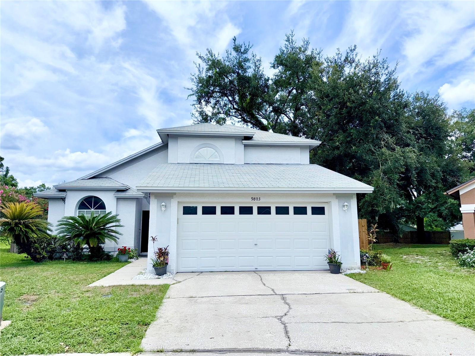 Welcome to this charming, well-maintained 3 bedroom, 2.5 bath, two-story home with a screened pool! As you enter the home, you will be greeted by an open floor plan that invites natural light and easy movement from room to room. The kitchen features two entryways, ample cabinetry, quartz countertops, stainless steel appliances, and a lovely view of the front yard. Tucked away on the first floor, the spacious primary bedroom boasts comfort and convenience with French doors that open up to beautiful laminate flooring, a walk-in closet, and a private ensuite complete with dual sinks, a soaking tub, a separate shower, and linen closet. Upstairs, you are welcomed by a cozy loft, perfect for relaxing or entertaining. Upstairs also features two additional bedrooms and a full bathroom, providing comfort and privacy for family members or guests. Enjoy seamless indoor-outdoor living. Have a seat on the screened lanai or take a refreshing dip in the sparkling pool perfect for relaxing after a long day or entertaining friends and family. This home is in a great location just minutes from dining, shopping, USF, Busch Gardens, US- 301, I-75, and I-4. Whether you're gathering with loved ones or enjoying a quiet evening at home, this residence blends convenience, comfort, and style in every corner.