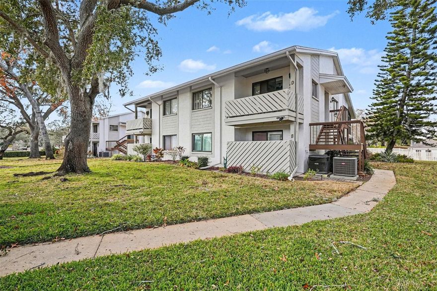 Welcome to this charming 2-bedroom, 2-bath condo in the sought-after 55+ Eagleswood community of Beacon Woods! Spanning 1,144 sq ft, this second-floor unit offers an open layout with a spacious living/dining area, eat-in kitchen, and enclosed lanai for year-round enjoyment. Primary suite features a walk-in closet and en-suite bath. Enjoy resort-style amenities including pool, clubhouse, and golf nearby. Low-maintenance living with HOA covering cable, grounds, and recreation.