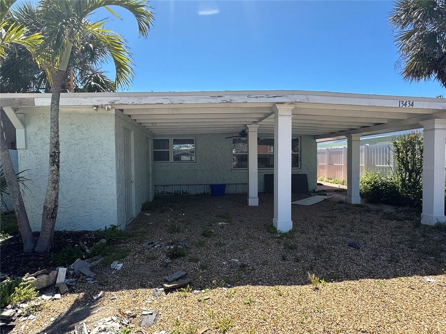 Short Sale. Prime location just steps from the sand—this 4 bed, 2 bath duplex sits in the heart of Madeira Beach, surrounded by thriving short-term rentals. Demo’d post-Hurricane Milton, it's a blank canvas ready for your vision. Each unit offers 2 bedrooms, 1 bath, plus covered parking and private storage—a rare find this close to the beach. New roof in 2024. County water/sewer in place. No HOA. No flood elevation requirement per FEMA—huge savings for your renovation budget. Zoned R-2 with a 3-month minimum lease, this property gives you flexibility to rent both units, live in one and rent the other, or renovate and resell.
Cash or hard money only—bring your contractor and your checkbook.