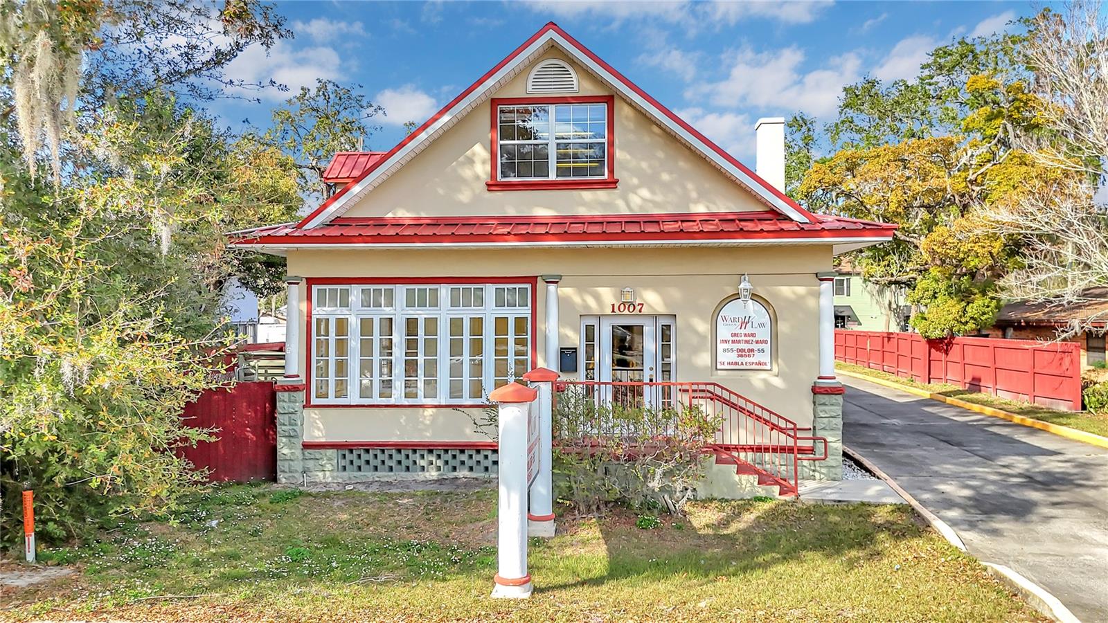 Prime Opportunity in the Heart of Downtown Kissimmee! This stand-alone building is perfect for law firms, accounting offices, or any type of professional business. It features 8 dedicated parking spaces — a rare amenity in this central area! Located just minutes from the Osceola County Courthouse, this property is ideal for legal professionals seeking convenience and visibility. Surrounded by shops, restaurants, and government offices, it's the perfect place to grow your business in a high-traffic, strategic location.
