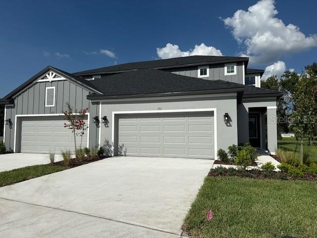 Under Construction. Come and see William Ryan Homes New Construction Luxury Paired Villas at Fairway Pointe in Sun City Center! Fairway Pointe is a 55+ maintenance free community with low HOA fees and no CDD. This 3 Bedroom / 3 Bath villa has side windows making the home bright and cheerful, with luxury features such as Impact Glass, Tankless Water Heaters, Natural Gas, and much more. The 2nd floor of this home features a large bonus room that is perfect for a media or game room. This home sits on an oversized property with a beautiful view of the Golf Course. Fairway Pointe is close to the Golf course, Hospitals, Shopping and highway. Builder will contribute to up to $15,000 in closing costs with the use of their preferred lender. All measurements are approximate.