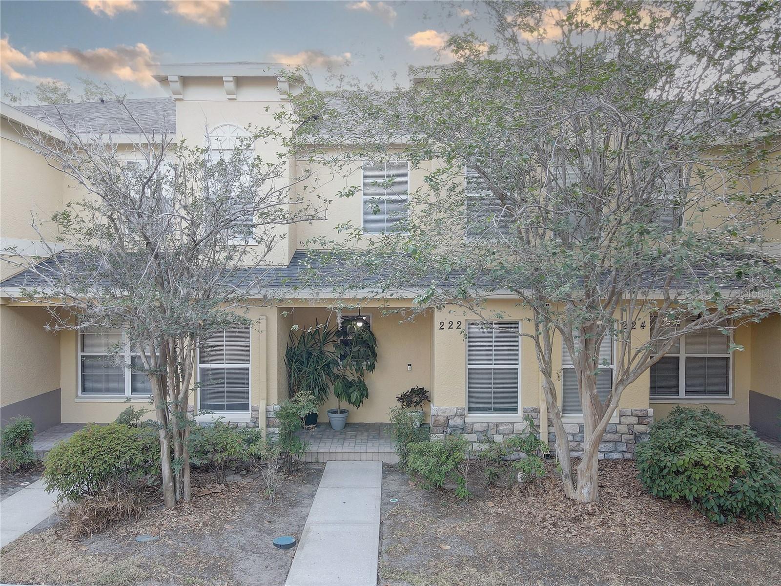 Welcome to your future haven — a beautifully maintained two-bedroom, two-and-a-half-bath townhouse that radiates comfort, style, and convenience! Built in 2005, this home exudes a welcoming charm from the moment you step through its inviting entrance. The open layout, spread across two thoughtfully designed floors, features 1,560 square feet of heated living space, making it the perfect backdrop for both relaxing evenings and lively gatherings.
Step inside and feel the refreshing coolness of central air as you walk across the elegant blend of ceramic tile, luxury vinyl, and tile flooring. The spacious living areas seamlessly flow into a bright and airy kitchen, where solid wood cabinets and stunning stone counters await your culinary adventures. Modern appliances, including a dishwasher, disposal, dryer, electric water heater, microwave, range, and washer, ensure everyday tasks are handled with ease and efficiency.
Upstairs, a loft area offers additional flexibility—ideal for a home office, reading nook, or even a cozy media space. The primary bedroom is an oasis perched on the second floor, thoughtfully designed for privacy and tranquility. Ceiling fans throughout the home enhance the airy atmosphere, and plentiful windows fitted with blinds allow just the right amount of natural light to pour in.
Outdoor living is just as enticing. A screened-in porch offers the perfect spot to sip your morning coffee or wind down at sunset, protected from the elements yet surrounded by the beautiful landscaped grounds adorned with majestic oak trees. Whether you're hosting friends or savoring a quiet moment alone, this space effortlessly extends your living area into the fresh Florida air.
This townhome belongs to a gated community that delivers peace of mind with its security gate and system, while a sparkling community pool promises endless days of sun-drenched relaxation. Forget the worries of exterior upkeep—the homeowners association has you covered, with maintenance of the grounds, sewer, trash, and water included. Guest parking and an assigned space add even more convenience to your daily life.
Built on a sturdy block and stucco foundation with a classic shingle roof, this home offers lasting quality and peace of mind. Public water and sewer services, underground utilities, and available cable and phone connections make modern living effortlessly easy.
If you're looking for a lifestyle filled with comfort, beauty, and thoughtful amenities, this move-in-ready gem is ready to welcome you home. Can you picture yourself living here yet?