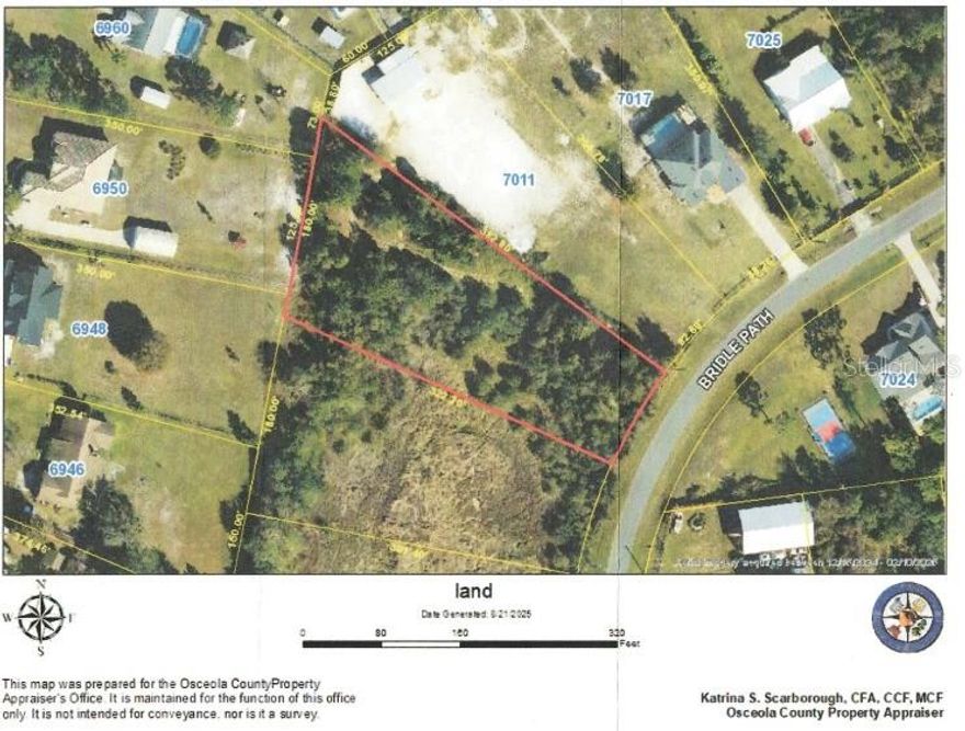 Vacant, buildable lot offers an acre of space in a rural, horse-friendly neighborhood, giving you the freedom to build your dream home without HOA restrictions. This lot is situated in the Bay Lake Ranch. The lot is elevated, and ready for development with utilities to be added per your preferences.