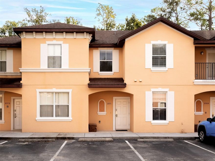 Beautifully updated and fully furnished 4-bed, 3-bath townhome in the desirable Regal Oaks Resort, just steps from Old Town and minutes from all major Orlando theme parks. This move-in-ready home features updated interior paint, updated carpet, new living and dining room furniture, and new TVs in every bedroom. All bedrooms include new furniture, and the downstairs bedroom has a new mattress. The open living/dining area connects to a modern kitchen with granite countertops and stainless steel appliances. A first-floor bedroom and full bath , while the upstairs primary suite features an en-suite bath with a garden tub and separate shower. The screened patio includes a private jacuzzi—perfect for relaxing after a day at the parks. Regal Oaks offers a resort-style clubhouse with a large pool, waterslides, fitness center, restaurant, tennis courts, and more. Excellent short-term rental opportunity in a prime Orlando location.