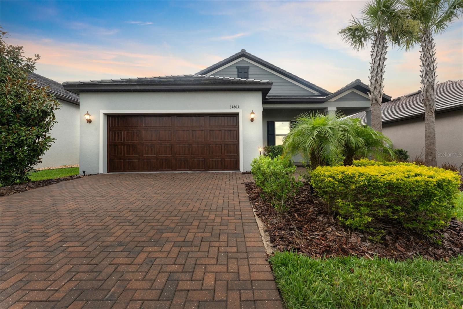 **Available NOW, high inquiry listing! 55+ COMMUNITY** 6-month lease option available. Located in Medley at Mirada, one of the most impressive resort-style communities in all of Tampa Bay! Over 2,500sf of total living space highlighted by bonus Flex room (3rd bedroom/home office option), two-car garage (with bonus space for a golf cart), and outdoor lanai. Tile flooring leads you to the main living area with the kitchen featuring granite countertops, stainless steel appliances, and large walk-in pantry. Other highlights include upgraded washer & dryer & a HUGE Master walk-in closet good for two people. HOA BENEFITS INCLUDED IN THE RENT: High speed internet, Spectrum TV, community pool and 15-acre crystal lagoon, pickleball courts, tennis, shuffleboard, bocce ball, 24-hour fitness center, card room, ballroom, and all other amenities inside the clubhouse. Golf cart friendly. A terrific rental rate for a home & community that gives back tons of value. Book your showing today as it may go quick!