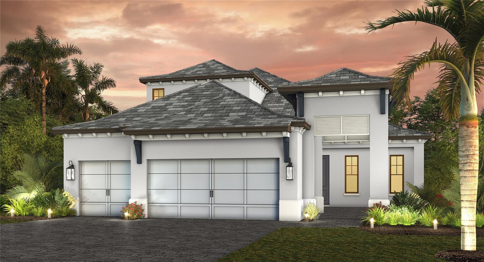 Under Construction. This spacious and thoughtfully designed home offers 3,173 square feet of open-concept living, perfectly blending comfort, functionality, and elegance. With 4 bedrooms, 4 bathrooms, a den, a bonus room, and a 3-car garage, there’s room for everyone—and everything.
Step into the heart of the home: a gourmet kitchen made for culinary creativity, featuring a large island, walk-in pantry, and built-in wall oven. The open layout flows seamlessly into the living and dining areas, ideal for both everyday living and entertaining.
The primary suite is a true owner’s retreat, with two walk-in closets, a spa-like bath with an oversized shower, dual sink vanity, and a private water closet—perfect for starting and ending your day in comfort.
Guests will feel right at home in the private guest suite with its own ensuite bath, while an additional bedroom provides even more flexibility. Upstairs, the bonus room opens up endless possibilities for a media room, game room, or creative space, and includes an additional bedroom and full bathroom.
Outside, your personal oasis awaits. Enjoy the sparkling pool and spa with expansive water views, creating the perfect backdrop for outdoor dining, entertaining, or unwinding after a long day.
This home offers the space, flexibility, and luxury to fit your lifestyle—inside and out.