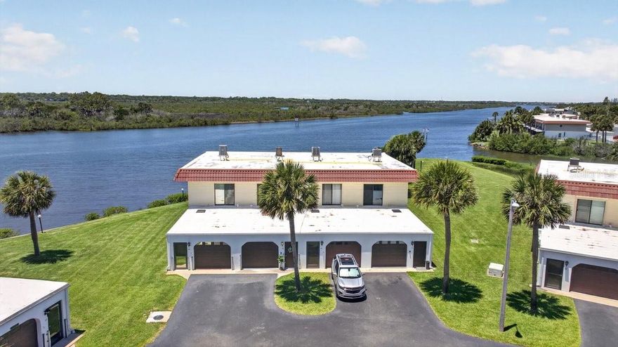Welcome to coastal living at 59 Ocean Palm Villas South in beautiful Flagler Beach! This beautifully updated villa offers stunning Intracoastal Waterway views and the relaxed beach lifestyle buyers are searching for. Inside, you’ll find fresh coastal-inspired paint colors accented by elegant picture frame molding details that create a warm and inviting coastal feel throughout. Gorgeous quartz countertops, luxury vinyl flooring, and a light, airy interior make this home truly move-in ready.

A new roof installed in December 2025 adds peace of mind, while the attached garage provides convenience and extra storage. The home is also equipped with a Garrison flood control system for additional protection and confidence. Whether you’re enjoying morning coffee overlooking the water or entertaining friends after a day at the beach, this villa offers the perfect blend of comfort, style, and waterfront charm. Conveniently located just minutes from the beach, restaurants, shopping, and everything Flagler Beach has to offer!
