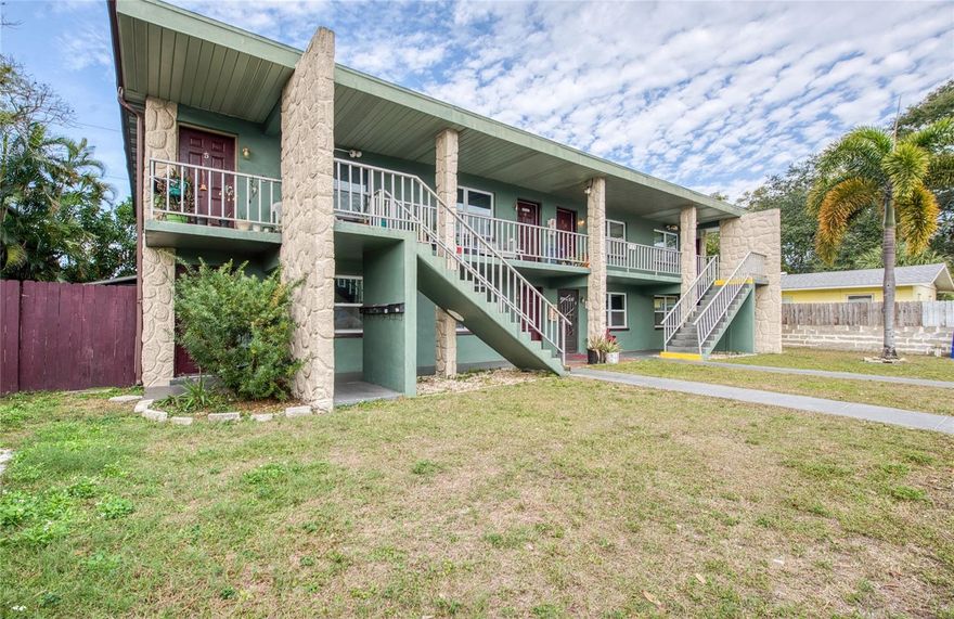Opportunity awaits with this multi-family income-producing property nestled in the sought-after Skycrest area of Clearwater! Built in 1970, this concrete-block building features 8 one-bed, one-bath units — each with central A/C — offering strong rental potential and solid cash-flow advantages for investors. Located just moments from major commuter routes, local schools, shopping and dining, this well-located property provides an ideal blend of convenience and long-term value in a thriving coastal community. Don’t miss your chance to add an exceptional multi-unit asset to your portfolio!