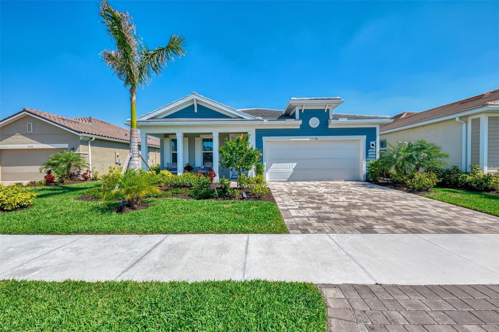 Step into luxury with this impeccably designed and decorated three-bedroom, two-bathroom + flex room home in the highly sought-after neighborhood of Renaissance at Wellen Park. Shows like a model, this home offers high-end finishes and a versatile layout perfect for modern living.
Gorgeous Luxury Vinyl Plank (LVP) flooring flows seamlessly throughout the open-concept living space. A triple sliding door fully opens to the backyard, creating a seamless indoor-outdoor experience—ideal for entertaining or simply enjoying the fresh air.
The stylish kitchen is a chef’s dream, featuring sleek upgraded stainless steel appliances, ample cabinetry, and a spacious island. The luxurious primary suite offers a spa-like en-suite bath, while two additional bedrooms and full bath provide comfort and flexibility.
The flex room is a standout feature, perfect for a home office, playroom, media room, or even a guest space—tailor it to fit your lifestyle!
Outside, the beautifully landscaped yard offers a serene retreat. Conveniently located near top-rated schools, parks, shopping, and dining and the amazing new Wellen Park, this home combines elegance, functionality, and the perfect location.