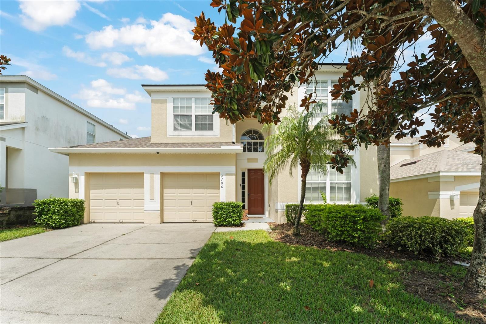 Own this spacious, 5 Bedroom, 5 Bath home located inside of the 5-STAR Windsor Hills Resort in Kissimmee, Florida. The Windsor Hills Resort is in demand as a premier destination — it is the closest vacation style resort and vacation rental community to Disneyworld! Move into this fully-furnished, luxury villa, or join the successful Airbnb community and generate vacation rental income from your turnkey investment. This completely furnished and professionally decorated home is move-in ready and features a screened lanai with heated, gentle saltwater pool with spa. At entry level, the home has an open-floor plan, offering two dining areas plus kitchen counter seating and a large adjoining entertainment room. The upscale kitchen features all stainless steel appliances and granite countertops. This open kitchen and living entertainment area provide the ultimate experience in relaxation and conversation. Two elegant master ensuite bedrooms and extra queen bedroom with adjacent bath provide blissful private sanctuaries. Meanwhile, the next level boasts 2 Disney-themed junior suites, each with its respective adjacent bathroom. No fighting over bathrooms! The 2-car garage has been converted to a game room with air hockey and pool tables for hours of fun. 2 remote WIFI-controlled central air conditioning systems, a newer roof, ceramic tile and wood laminate flooring round out the attributes of this home. There is a multitude of unparalleled resort community activities:
*Beautiful, dramatic, lagoon-style, zero-entry level pool
*Waterpark
*Fitness center
*Tropical clubhouse with sundry shop featuring snacks and alcoholic beverages
*38-seat private movie theater
*Scheduled poolside entertainment
*Basketball, tennis/pickleball, and volleyball courts
*Putting greens
*Game room and arcade rooms
*Playgrounds and picnic area
*Beautiful, walkable common grounds