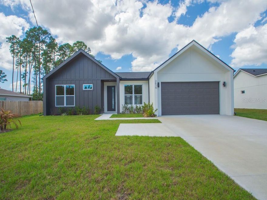Brand new construction featuring unique modern architecture and upscale finishes throughout. This thoughtfully designed 4-bedroom, 3-bath residence includes a private office, soaring ceilings, and an open-concept floor plan ideal for everyday living and entertaining. Chef’s kitchen offers soft close cabinetry, stylish finishes, abundant counter space, and seamless flow into the main living areas. Luxurious primary suite features a spa-inspired bath and oversized walk-in closet with direct access to laundry room. Additional highlights include spacious secondary bedrooms, ample storage, mudroom walkway with bench leading to a 2-car garage. **Seller offering up to $10,000 toward rate buy-down assistance to qualified buyers.** Builder warranty guarantees peace of mind. Exceptional opportunity to own a beautifully designed modern home with high-end details throughout.