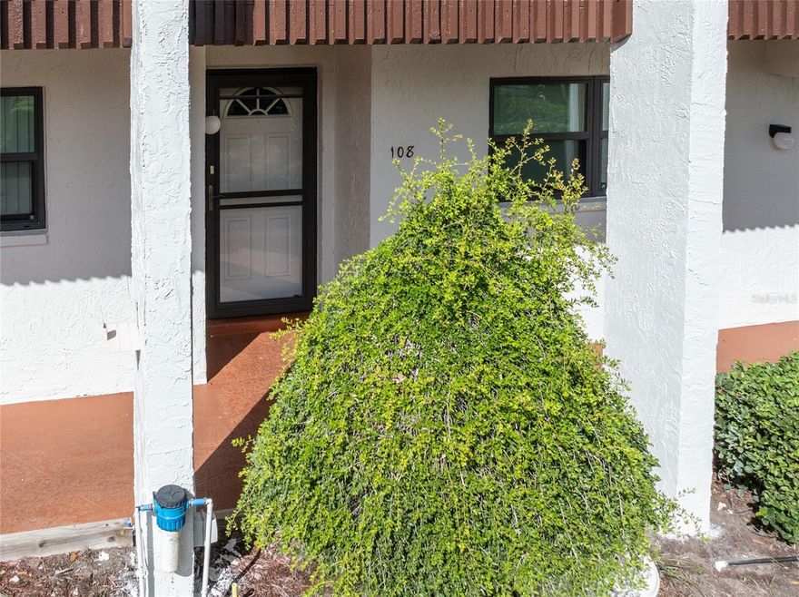 Welcome to this charming 2 bedroom, 2 bathroom ground-floor condo located in a highly desirable active 55+ gated community. This home boasts convenient living with a spacious layout and plenty of natural light throughout. Step outside to your own private lanai with a peaceful pond view, the perfect spot to relax and unwind.

Additional conveniences include a covered carport with an attached storage room, ideal for your seasonal items or hobbies.

The community features a wide range of amenities including a sparkling pool, relaxing spa, and clubhouse for social activities and gatherings. Whether you’re looking to unwind, stay active, or connect with neighbors, this community has something for everyone.

Don’t miss the opportunity to enjoy the comfort, security, and lifestyle this condo has.