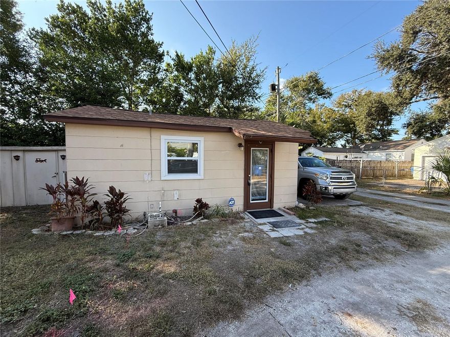 Good things come in small packages! Cozy apt. freshly painted interior, new appliances, beautiful bathroom with shower.  Located near Tyrone shopping area and on a bus line. City utilities are shared with adjacent house that is rented.  Average shared amounts run around $100 each depending on water usage. Electric and internet are the responsibility of the tenant. New Mini split AC. Designated parking pad next to apartment. Alley access.