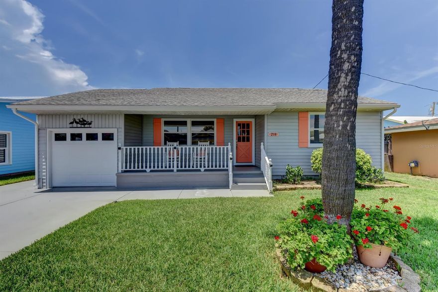 Vacation Rental. Summer 2022 available, May and June now available! $3600/ month along with Clean, taxes, and $50 booking fee. Monthly zoned rental.  

Island living at it's finest! Come stay in this adorable 2 bedroom/ 2 bath remodeled. Two living room areas. Pet friendly with $150 pet fee. Walk to the beach and intracoastal. This house is located in the most sought after neighborhood of New Smyrna Beach. Walk to the great state park, New Smyrna Dunes. Few blocks to Flagler Ave to enjoy the best restaurants, shops, and live the small beach town that New Smyrna is known for. Enjoy the back patio deck, grill, and great backyard. There is a public dock just south off Due East for fishing. The white sands of New Smyrna Beach is located 3 blocks to the east and Sapphire Park is around the corner. Close to shopping restaurant bars and nightlife. Ranch style home with tile floors and beautifully decorated. Winter 2023 is booked