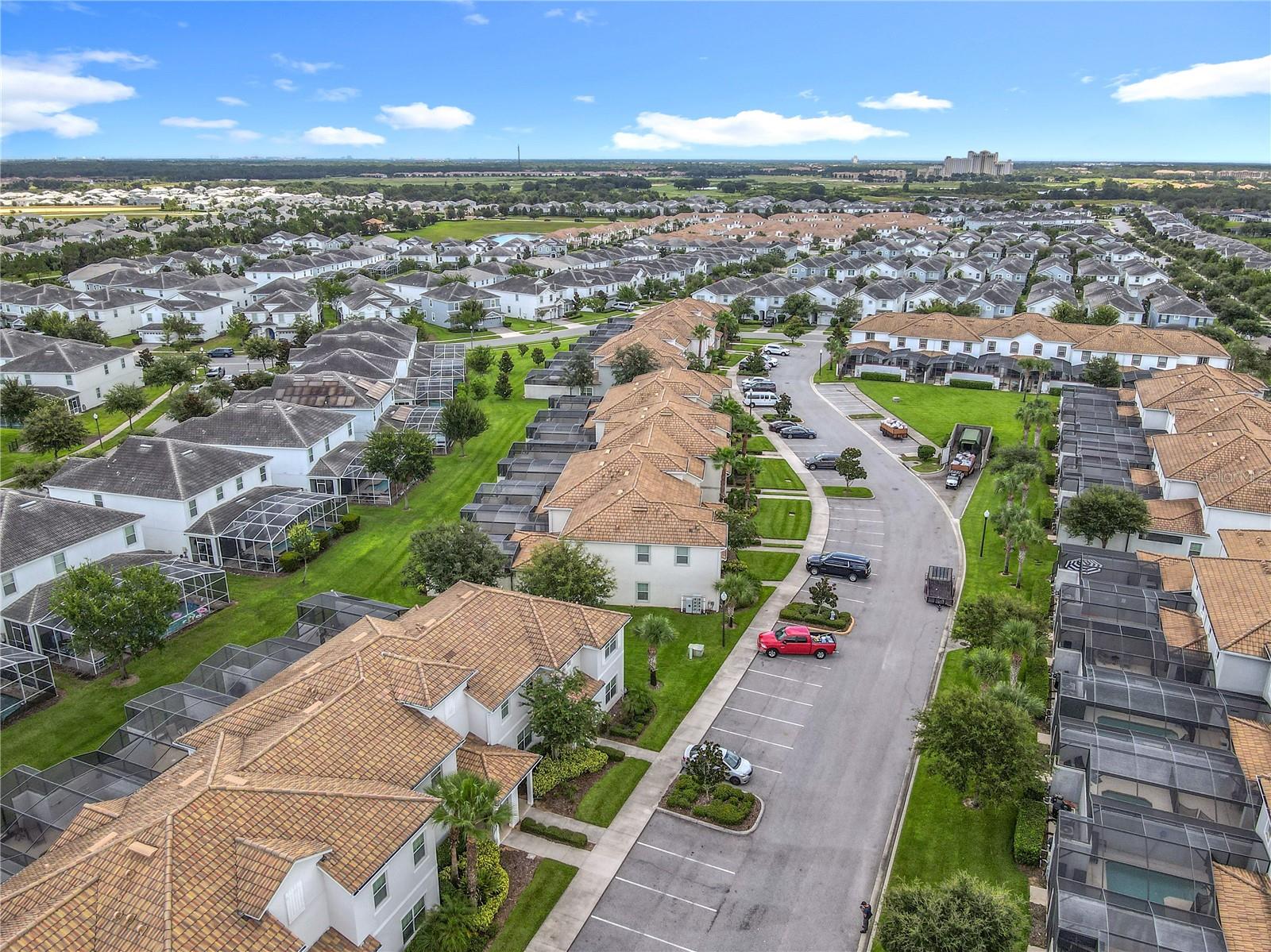 Discover this stunning 4-bedroom, 3-bathroom townhouse in the sought-after Champions Gate community. This move-in ready home features 1,902 square feet of thoughtfully designed living space with an open floor plan perfect for everyday living and entertaining.
The home showcases high ceilings throughout, creating an airy and spacious feel. The kitchen boasts granite countertops and stainless steel appliances, making meal preparation a pleasure. Tile flooring flows through the main living areas while comfortable carpet graces the bedrooms.
Step outside to your private screened-in pool area, ideal for relaxing or hosting friends and family year-round. The primary bedroom offers a peaceful retreat, while three additional bedrooms provide flexible space for family, guests, or a home office.
Champions Gate delivers resort-style living with impressive amenities including tennis courts, a fitness center, and a family pool complete with waterslide. The community's prime location puts you minutes from Disney World, the Omni Hotel, and world-class golf courses.
Nearby conveniences include Four Corners Upper School just over a mile away, perfect for families with school-age children. Publix Super Market at Champions Crossing is less than two miles from your door for easy grocery shopping. Lake Parker Park offers outdoor recreation opportunities within a short drive.
Whether you're seeking a primary residence, vacation rental investment, or second home, this property delivers exceptional value in one of Central Florida's most desirable communities. The combination of modern amenities, prime location, and community features makes this townhouse an outstanding opportunity in today's market.