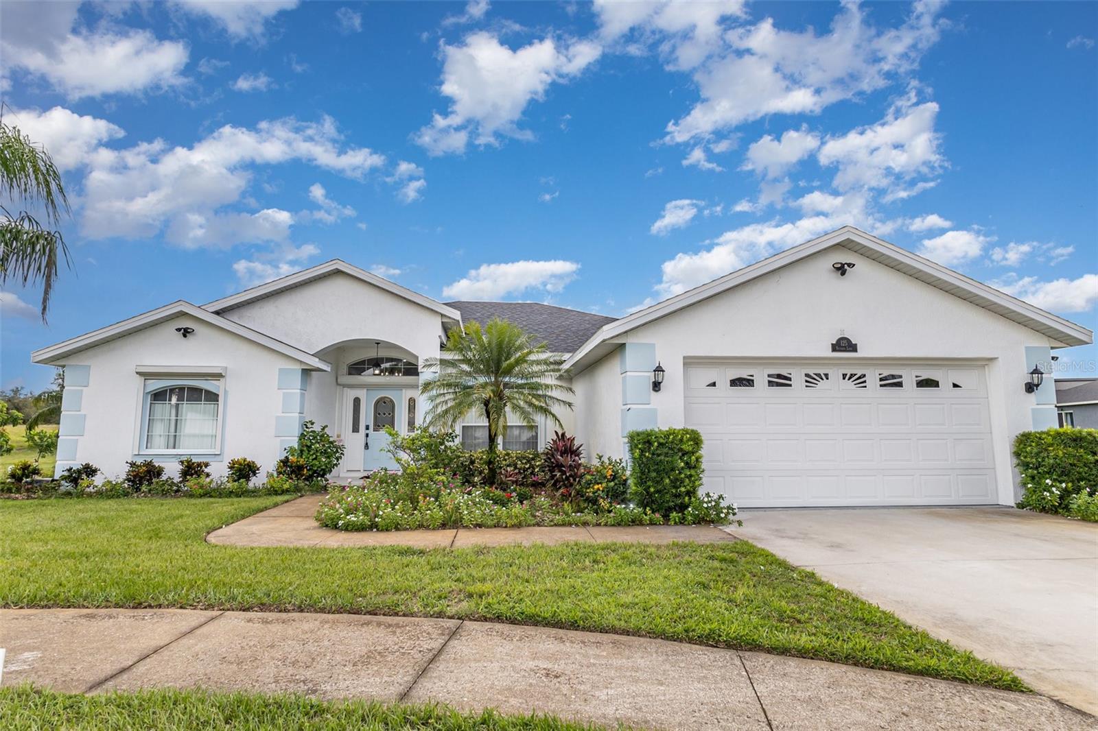 Welcome to your new home! This pool home is situated on a double lot backing up to the golf course to give you plenty of space and privacy. Located in a cul-de-sac this large lot includes plenty of Florida landscape with numerous fruit trees! Step inside to this beautiful move-in ready 3 bed/ 2 bath with new HVAC (2021), Roof (2022), Floors (2023). Step outback into your own private oasis with a large, screened in birdcage with manicured shrubbery around as a privacy fence; the pool is heated and has a new pump installed as well. The home also has a new deep-well and irrigation system included.