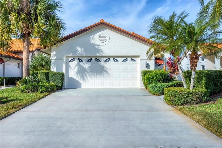 Opportunity abounds in Southwood! This home lives large, offering two generous bedrooms, two baths, a den, a spacious kitchen with a large island for the chef in the household and a two-car garage for storing your extra toys. Enjoy an extended lanai plus an additional side porch off the kitchen, ideal for keeping the grill close at hand. Recent updates include a new air conditioner in 2025, Storm Smart lanai shutter added in 2024, two roll-down hurricane shutters, impact windows and a roof replaced in 2016. The open floor plan makes entertaining easy, and as an added bonus, the home is near the community pool. The quarterly fee includes grounds maintenance, cable, use of the community pool, and clubhouse. Ideally near downtown Wellen Park and just a short drive to downtown Venice, you’ll be close to dining, shopping and multiple beautiful beaches. A great opportunity at a great price.