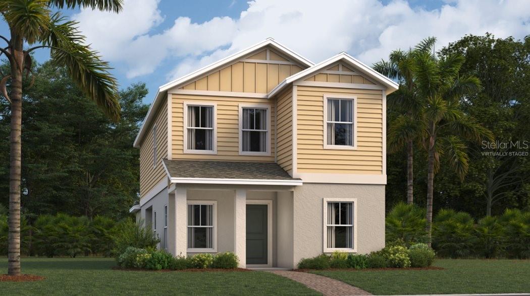 Under Construction. The Westwood is timeless and built to last. The Great Room and kitchen share a convenient open floorplan on the first floor of this two-story home, with sliding glass doors that lead to the lanai. All three bedrooms occupy the second level, including the owner’s suite which is comprised of a restful bedroom, en-suite bathroom and walk-in closet. With “Everything’s Included”, luxury and value go hand in hand. Enjoy connectivity, green building features, plus new energy conscious appliances. Welcome to Wellness Ridge the community that was designed to provide a Healthy & Active Lifestyle!! Community Features include: Sports Courts, Clubhouse, Fitness Center, Conservation Areas, Playground, Resort Style Swimming Pool and Multi-Use Trails. This beautiful home is very close to Lake Louisa State Park. Clermont is one of the fastest-growing cities in Central Florida. Strategically located close to Orlando and theme parks, it is known for its picturesque hills and pristine lakes. Schedule your appointment today!