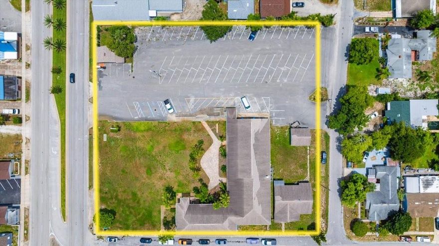 Incredible opportunity on US-1, this high visibility commercial property offers over 1.78 acres of land with excellent signage and frontage along Ridgewood Avenue in Holly Hill. Located in a designated Opportunity Zone and zoned CC-1 Commercial, the site allows for a wide range of uses including retail, professional or medical offices, multifamily development, and community-based services. The property includes four separate structures: a nearly 10,000 sq ft two-story building, a 1,600 sq ft single-family residence with a detached 2-car garage, a 550 sq ft standalone café/retail building fronting US-1, and additional land with room for future development or expansion. With ample parking, quality construction, and space to build, this property is ideal for redevelopment, owner-occupant use, or investment. While the structures are solidly built, they are ready for modern updates. With approximately 28,000 vehicles daily, strong visibility, and a prominent location on one of
Holly Hill's busiest corridors, this is a rare and valuable acquisition opportunity.