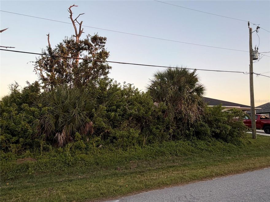 Beautiful building lot in the up-and-coming area of Rotonda Heights! Amazing location with pristine Englewood Beach just 10 minutes away, numerous golf courses, as well as public boat ramps all within minutes! PUBLIC WATER & SEWER service this lot, along with an electrical pole, and it is NOT IN a scrub jay area. Rotonda Heights is a deed restricted community with a low annual HOA fee of only $110; less than $10 a month! With 1900 homesites, Rotonda Heights only has just over 400 of them developed with homes...come be part of this exciting & growing community in Southwest Florida! Have local builder with floorplans of 3-bedroom 2-bathroom homes with 10’ ceilings, 8’ doors porcelain plank flooring throughout, Quartz/Granite, lighting & fans, appliances…all-inclusive pricing starting at $310,000 on your lot.